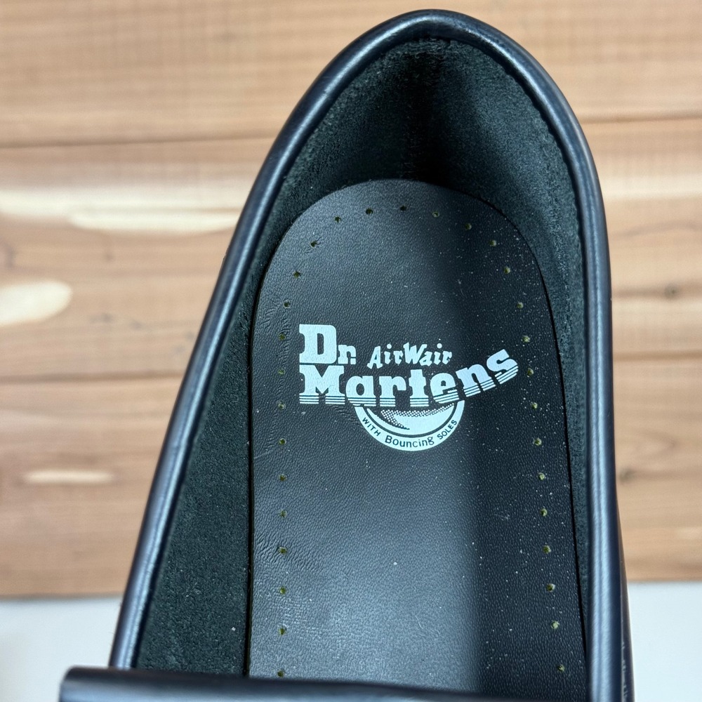 Dr Martens Women's Adrian Quad Black Leather Platform‎ Loafer Shoes size 9 - Picture 13 of 16